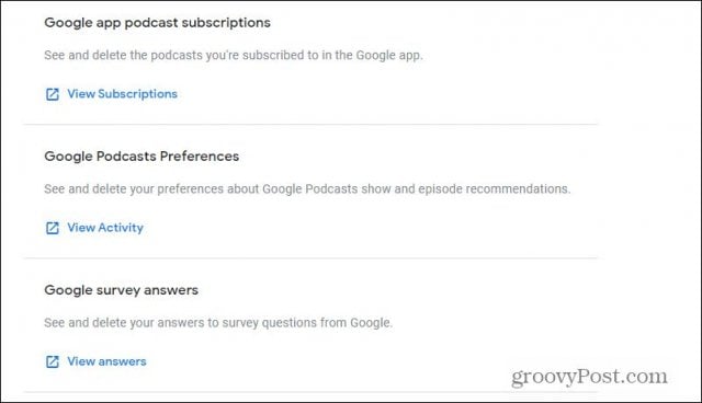 podcasts and surveys