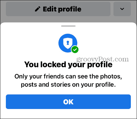 Lock Your Facebook Profile