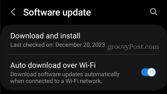 update software android phone