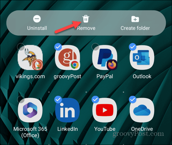 remove multiple apps