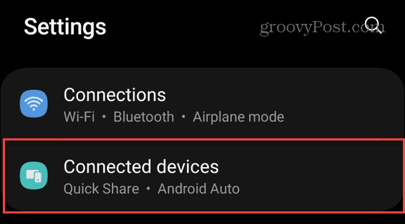 android connected devices