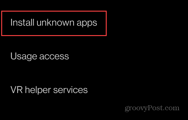 install unkown apps