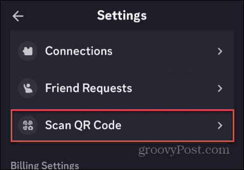 scan a qr code