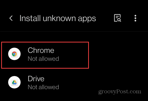 choose app to install third-party