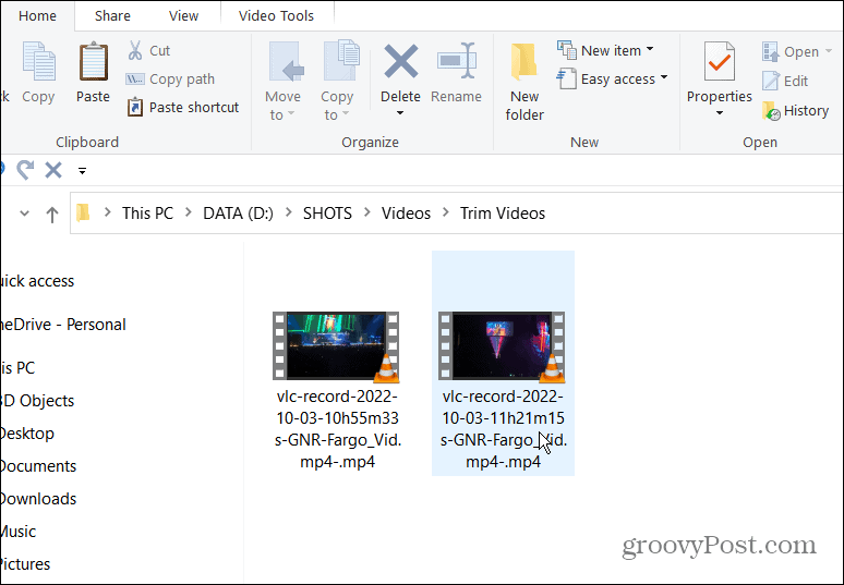 trimmd videos file explorer