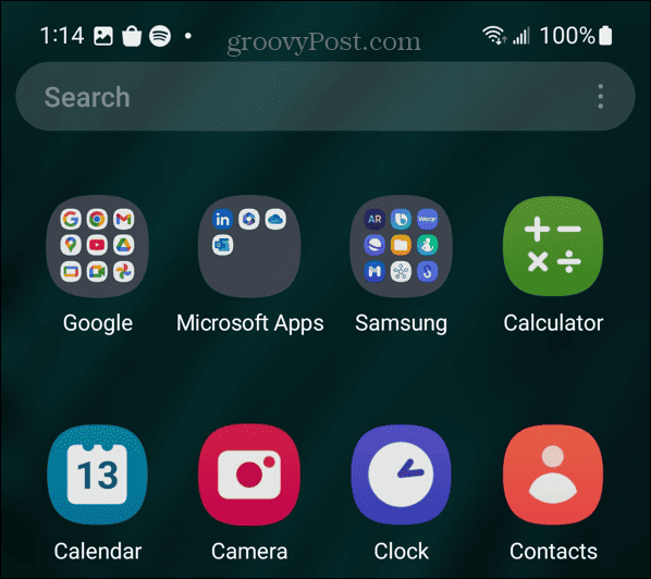 app drawer android