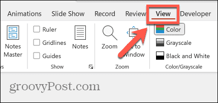 powerpoint view