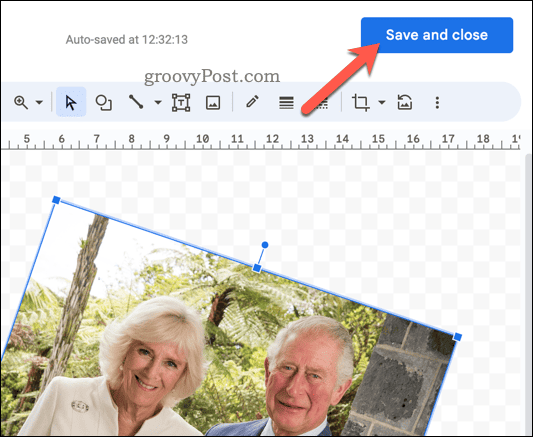 Saving an updated Google Docs image