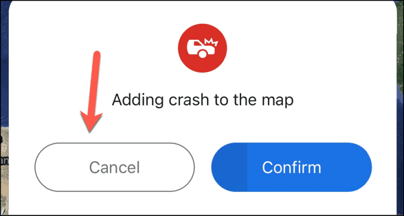 google maps cancel