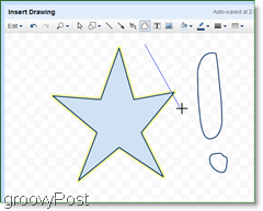 use the polyline tool to draw in google docs and make cool shapes
