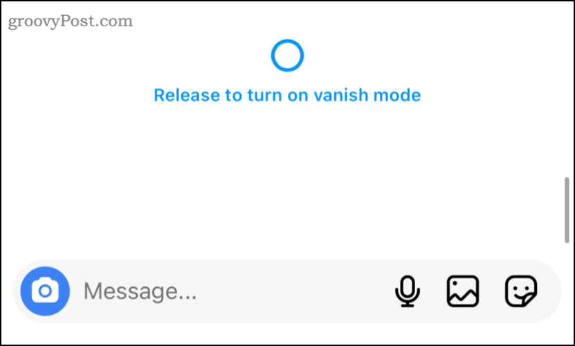Swipe Up on Chat to Enable Vanish Mode on Instagram