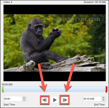 powerpoint frame controls